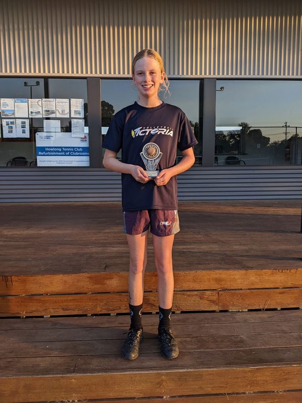 Girl’s Singles Champion – Ella McDonell