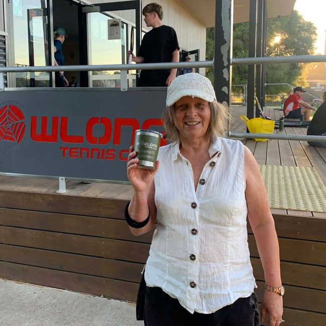 Mens Doubles Runners-up – Ian Rich (pictured Deb Rich)